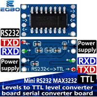 1-10PCS MAX3232 RS232 to TTL Converter Module Industrial Level Shifter Board for Arduino MCU Dropshipping EGBO