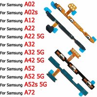 New Switch Side Button Volume For Samsung Galaxy A02 A02s A12 A22 A32 A42 A52 A52s A72 5G Mute Power On Off Flex Cable