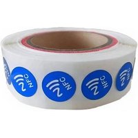 20/50/100Pcs Blue Adhesive NFC Programmable NFC Tags Compatible With Android & IPhone 504 Bytes Memory 13.56 Mhz Sticker