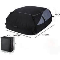 Waterproof Car Cargo Roof Bag Oxford Auto Rooftop Luggage Carrier Storage for SUV Van Foldable Vehicle Top Bags