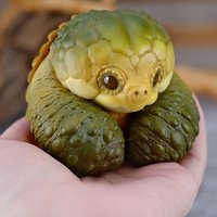 Zoo Turtle Albino Crocodile Snapping Turtle Personalized Animal Figure Model Toy Resin Desktop Ornaments Holiday Gift