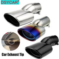 1Pcs Car Exhaust Tip for Honda Civic 10th Gen 4dr Sedan 2016 2017 Exterior Accessories Rear Exhaust Muffler Tip End Pipe