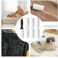 Ultra Sticky Lint Roller Pet Hair Cleaning Tool Adhesive Fur Remover for Clothing Furniture Carpets Car Seat Home Daily Use