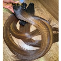 Ombre 1b/4/27 Colored Bone Straight Hair Bundles 100% Unprocessed Virgin Weave Real Human Hair 3 Hair Extensions Highlight Color