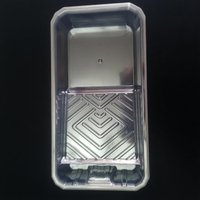 11-Piece 4-Inch Paint Tray Set with 1 Plastic Inch Paint Tray And 10 Transparent Pad Trays for DIY Small Area Painting