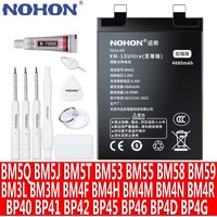 NOHON Battery For Xiaomi Mi 13 Ultra 9 SE 10 Lite 11 Pro 12 12X 9T 10T 11T 12T 13T 9S 10S 12S BM5Q BM53 BM58 BM55 BM59 BP42 BM3L