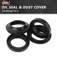 Fit for Suzuki TS185 1980-2015 BURGMAN 125 RV 125 VAN VAN NEW BURMAN 200 33x45x8/10.5 Front Fork Oil Seal 33 45 Dust Cover