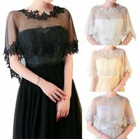Summer Casual Party Evening Dress Shawl Elegant Lace Shawl Wedding Cape
