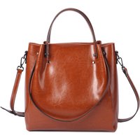 2025 Cowhide Genuine Leather Women's Shoulder Bag Tote Large Capacity Fashion Crossbody Handbag Bag Commuter Shopping Tote bag