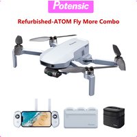 Refurbished Potensic ATOM Drone 3-axis Gimbal 6KM GPS 4K Professional Camera Drones Brushless Auto Return QuickShot RC Toy Drone