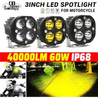 HAOLIDE Universal 3Inch Yellow White LED Work Light Driving Lamp Off Road Fog Lamp For Truck 12V 24V Motorcycle Off-road Use