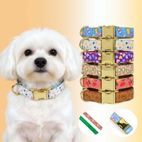 Cute Pet Collar Double Sided Printed Valentine's Day and New Year Gifts For Medium Dog And Small Dog Pet Dog And Cat Collar