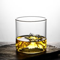 GIANGHTS-Tasse à whisky de style japonais, verre à vin de montagne XO, transparent peu profond, personnalité créative, EDO Guanshan