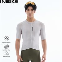 INBIKE Men's Cycling Jersey Breathable Mesh Fabric Rapid Heat Dissipation Sport T-Shirt Summer Bike Short Sleeve Road Bike Mtb C