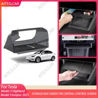 For Tesla Model Y LAUNCH/Juniper/3+ Highland Central Control Screen Storage Box Car Storage Box Automotive Accessories