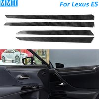 For Lexus ES ES200 250 260 300h 350 200 2018-2025 Carbon Fiber Inner Door Panel Cover Trim Car Accessories Decoration Sticker