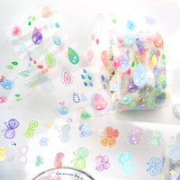 30mm * 3m Colorful Small Fragment Series Kawaii Die Cut Tape DIY Scrapbook Decor Journal Supplies Aesthetics Stationery