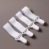 4/8/12/24Pcs Bed Sheet Grippers Premium Elastic Fasteners Keep Fitted Sheets Night No Slippage Mattress Cover Clips Bed Sheet