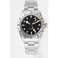 Mens Watches Classic 39MM Stainless Steel Watch Case GMT Function Luminous Watches