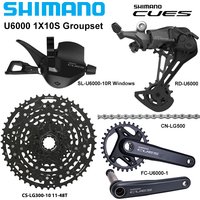 SHIMANO CUES U6000 1X10Speed Groupset Shifter Lever SL-U6000-10R Rear Derailleur SGS CS-LG400-10 48T CN-LG500 Crankset Original