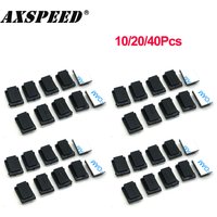 AXSPEED 10/20/40PCS RC Car Cable Clips Self-Adhesive Cord Management Wire Holder Organizer Clamp Light Clips Fixed Mount