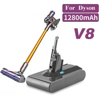 Akumulator litowy 21,6 V do odkurzacza Dyson V8, 12800mAh/9800mAh/12800mAh, akumulator do elektronarzędzi, akumulator do ponownego ładowania.