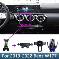 For Mercedes Benz A Class 2019 2020 2021 2022 A200 A180 W177 Car Phone Holder Special Fixed Bracket Base Wireless Charging