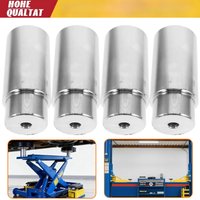 4-teiliges Hubdistanzstück/Verlängerungsset mit 50 mm Durchmesser und 100 mm Höhe - Erhöhungspad/Hülse für Autohebebühne, Fahrzeughebebühne und Hebebühne/Transporter (Hebezubehör für Transporter)