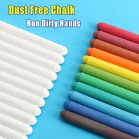 Colored Water-soluble Chalk Non Dirty Hands Blackboard Graffiti Painting Dust Free Chalk Erasable Solid Water Chalk