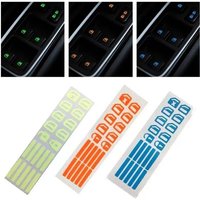 Car Luminous Car Window Button Sticker Night Glowing Lifting Switch Safety Decoration Stickers Door Window Lifter Switch Decals