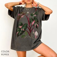 Philodendron Pink Princess Shirt , Pink Variegated Philodendron Plant Shirt, Botanical Houseplant Tee, Indoor Plant Lover Gift