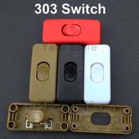 2PCS DIY ON/OFF Inline Switch Inline Table Lamp Desk Light Cord Cable Switch Black/White/Brown/Red 110-250V