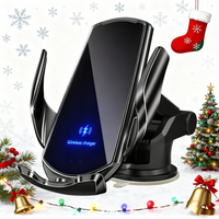 30W Car Wireless Charger Magnetic Automatic Car Mount Phone Holder For iPhone Xiaomi Samsung Infrared Induction Fast Charging