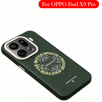 Carbon Fiber Case For Oppo Find X9 Pro Kevlar Wireless Charging Back Cover Case for OPPO FIND X9 PRO