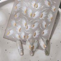 Bronzing Angel Wings Nail Art Sticker Gold Silver 5D Nail Art Sticker White Dreamy Wings Nail Decals Slider for Manicure Decor