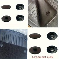 16pcs Plastic Car Floor Mat Buckle Detachable Double-Layer ABS Buckle Plastic Car Accessories Buckles Auto Fastener & Clips