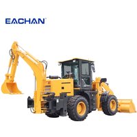 Hot Sale 4WD Hydraulic Backhoe Loader Municipal Construction Backhoe Loader Digger Landscaping Wheel 4x4 Backhoe Loader