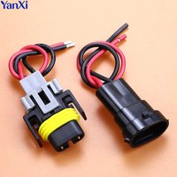 H8 H9 H11 Male Female Socket Connector Car Foglight Head Light Bulb Lamp Plug Adapter DIY Cable Wiring Harness