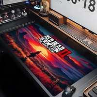 Xxl Anime Cute Mausepad Computer Accessories Red Dead Redemption 2 Game Keyboard Rubber Mousepad Pc Gamer Girl Non-slip Desk Mat