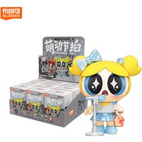 Genuine Blokees The Powerpuff Girls Cute Beats Series Blind Box Series 1 Assemble Toy Cute Action Figures Collectible Model Gift