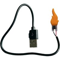 LED Flash Candle Light With USB interface DC 5V 2200K Edison Flame Filament Birthday Party Decorative Light Bulb Accessories DIY