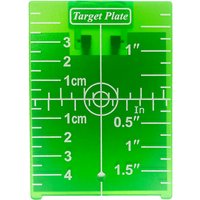 Huepar Green Target Plate Card With Stand For Green Beam Cross Line Laser Levels Laser Enhancement Can be Magnetic / Hanging On