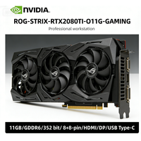 ASUS NVIDIA RTX 2080 Ti GPU STRIX RTX2080TI O11G GAMING 11GB GDDR6 352bit graphics card PCI-E 3.0 HDMI DP USB Type-C 8pin+8pin