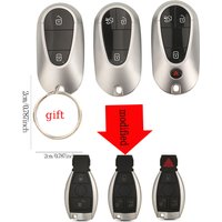 jingyuqin Remote Car Key For Mercedes Benz A B S E Class Auto Support NEC And BGA 2000+ Year Modified Car Key Shell Fob Gift