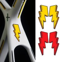 1pcs Lightning Stickers Bicycle Frame Sticker Personalized Sticker for Mountain Bike and Motorcycle Helmets Bicycle Stickers