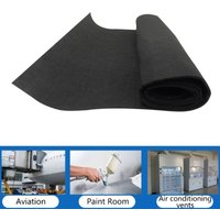 5mm Thick Upgraded Activated Carbon Air Filter Fabric Durable Non Woven Purifier Filter Fabric for Car Industrial Exhaust Gases