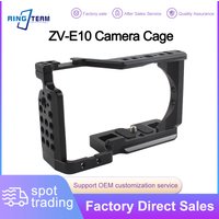 Camera Cage for Sony ZV-E10 - Aviation Aluminum Alloy, CNC Machined with Expansion Ports
