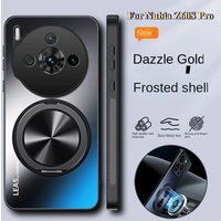 For ZTE Nubia Z60S Pro Z60/Z70 Ultra Shockproof Case Hard Matte With 360°Rotating Bracket Ring Stand Magnetic Protect Back Cover