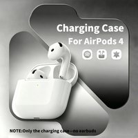 Headphone Replacement Accessories Charging Case For AirPods 4 USB-C&Wireless Charging Replacement Charger Box with LED Indicator