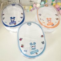 TWICE Cute Portable PVC Storage Pouch Mini Waterproof Organizer Bag To Hold Phone Chargers USB Data Cables and Small Electronic